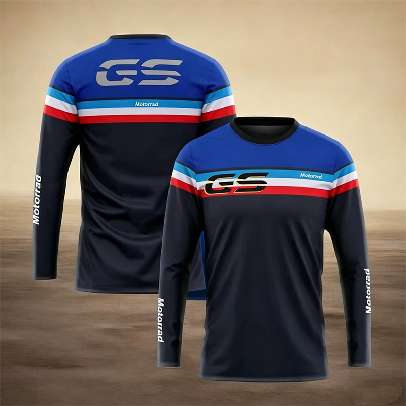 Mens Fashion Summer - Maglia a maniche lunghe Hot Motorrad