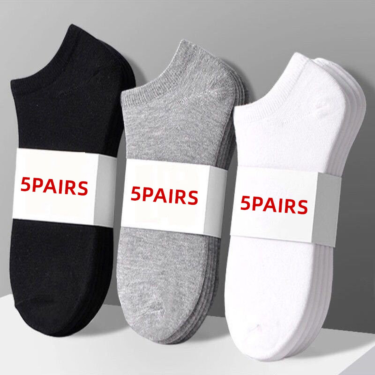 5 paia di calzini da barca uni - Socks Ankle Men recensione e prezzo