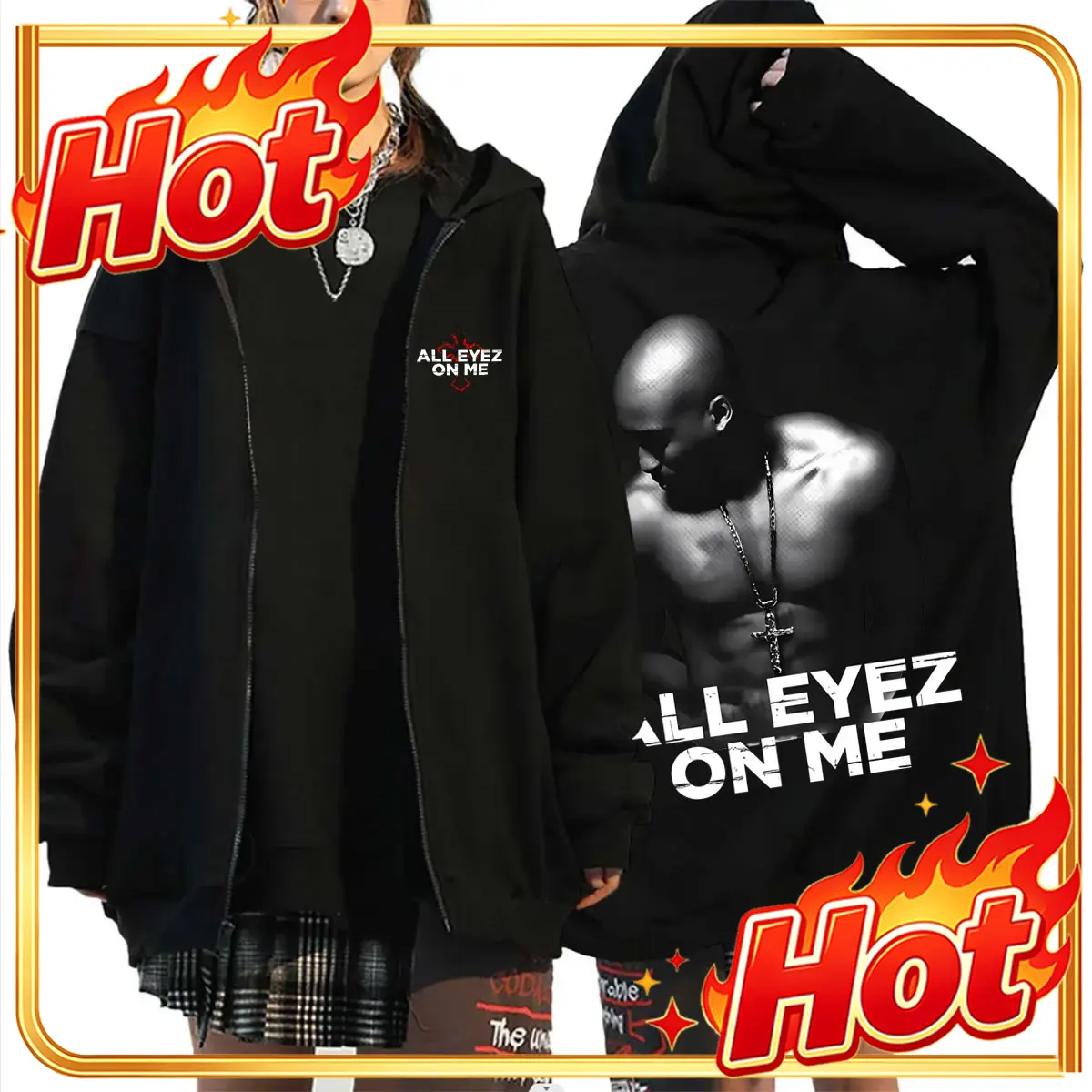 Felpa con cappuccio e cerniera - Mens Fashion Zip Up Hoodies recensione e prezzo