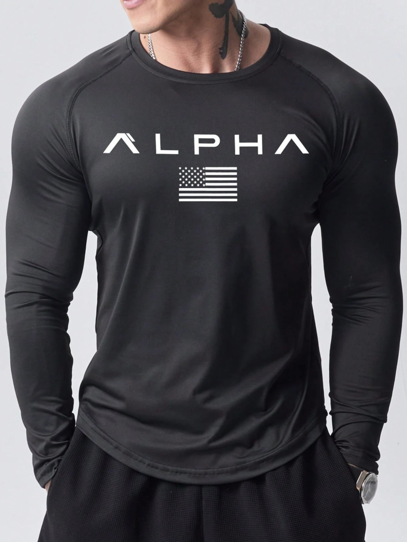Nuova T-Shirt a Maniche Lunghe - Mens Fashion Clothes recensione e prezzo