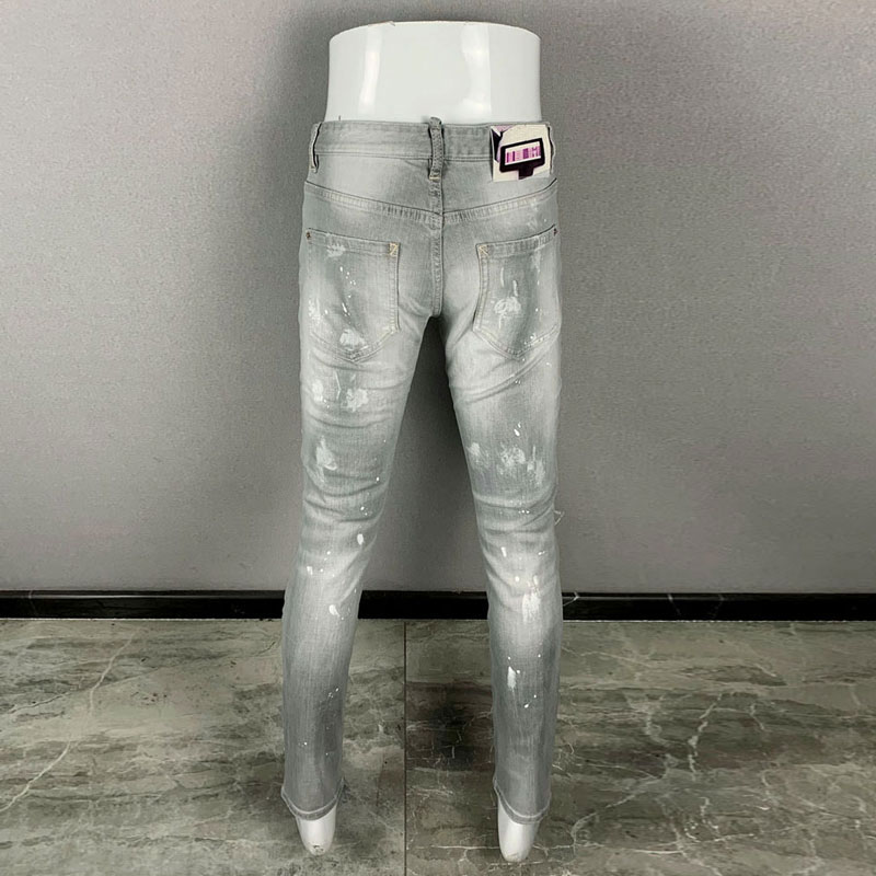 Nuovi jeans da uomo alla moda, - Men'S Fashion Grey Jeans recensione e prezzo